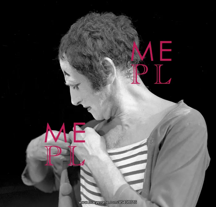 : French actor and mime Marcel Marceau : French actor and mime Marcel Marceau