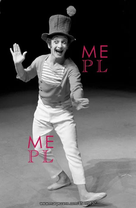  : French actor and mime Marcel Marceau