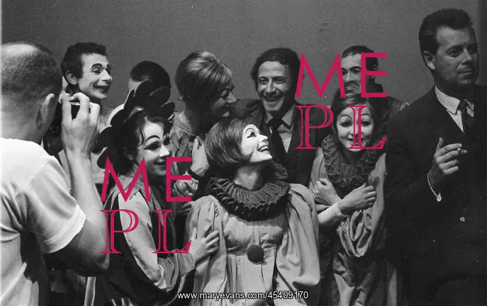 : French actor and mime Marcel Marceau : French actor and mime Marcel Marceau