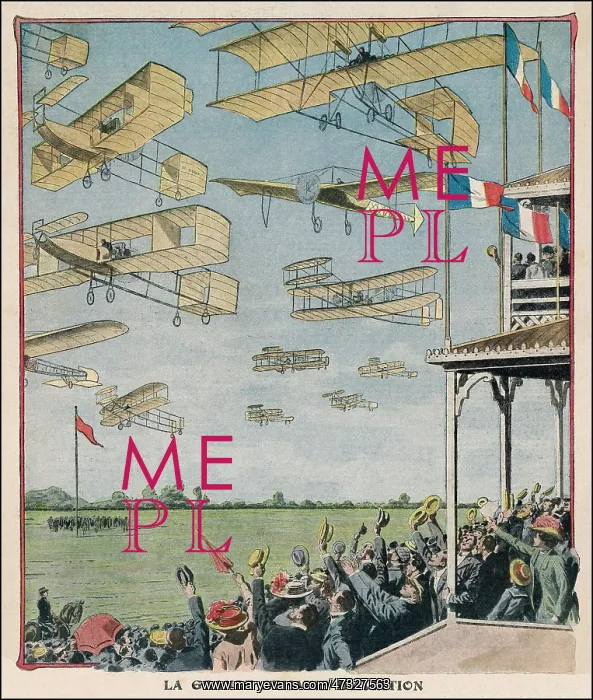 : French Airshow - circa 1909 : French Airshow - circa 1909