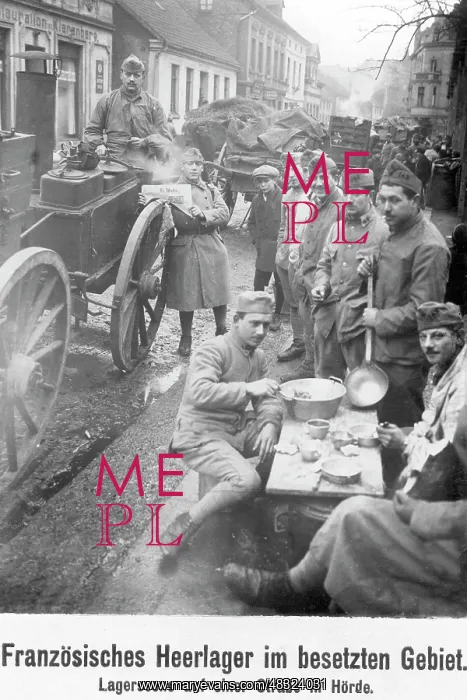 : French army camp in Dortmund, 1923 : French army camp in Dortmund, 1923