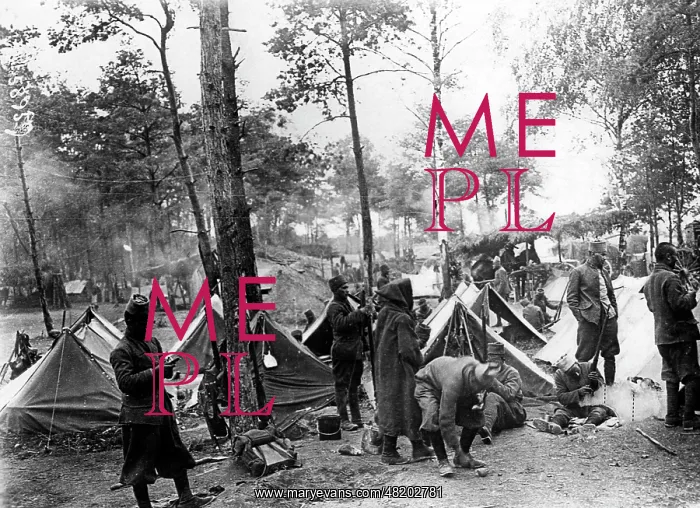 : French army camp in Greece, 1916 : French army camp in Greece, 1916