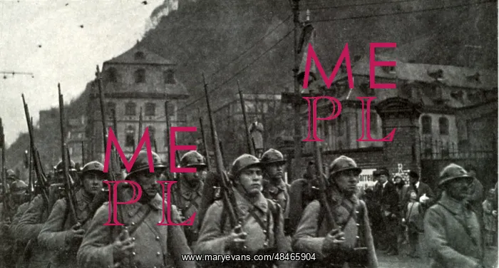  : French army occupies the Ruhr in