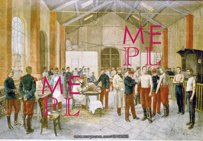 : French armyt recruits being vaccinated with Cowpox : French armyt recruits being vaccinated with Cowpox