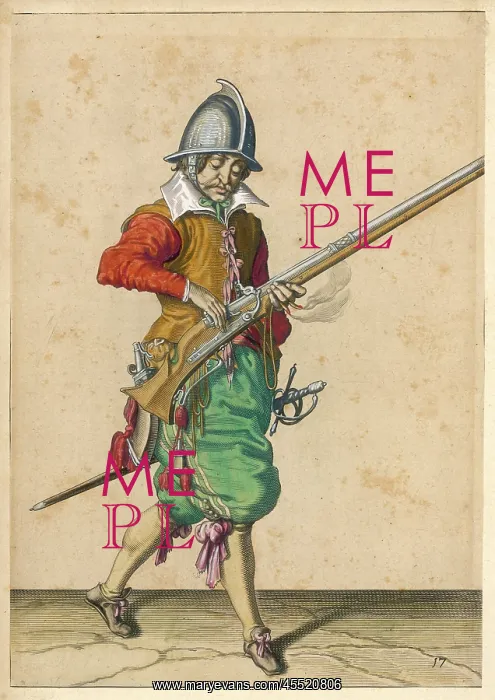 : FRENCH ARQUEBUSIER / C17TH : FRENCH ARQUEBUSIER / C17TH