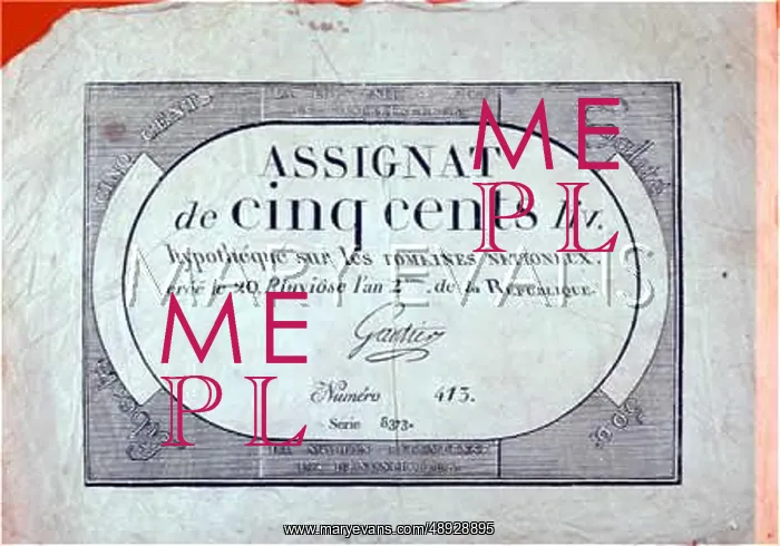  : FRENCH ASSIGNAT 18C
