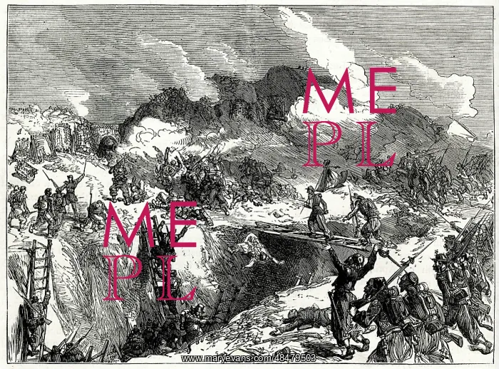 : French Attack on the Malakoff, Crimean War : French Attack on the Malakoff, Crimean War