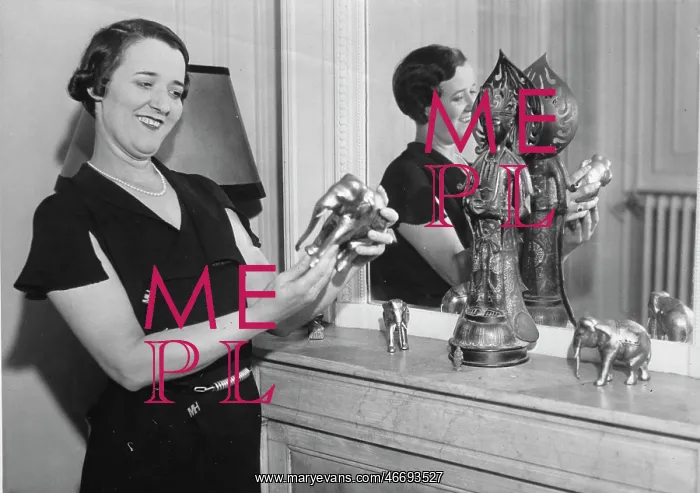 : The French aviatrix Maryse Hilsz with : The French aviatrix Maryse Hilsz with