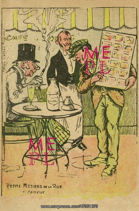  : A French cafe scene