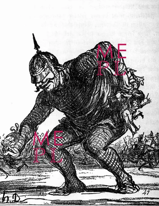 : French caricature of Prussia, 1866 : French caricature of Prussia, 1866