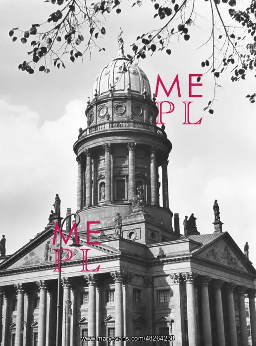 : The French Cathedral on the Gendarmenmarkt in Berlin, 1935 : The French Cathedral on the Gendarmenmarkt in Berlin, 1935