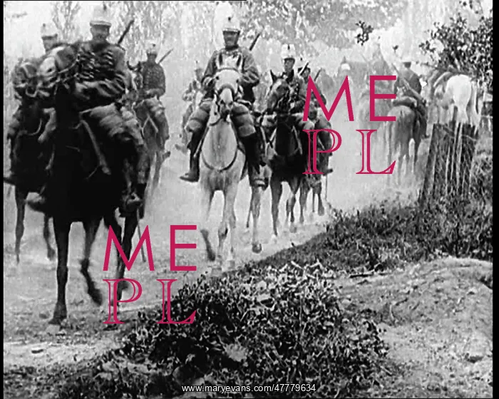 : French Cavalry Galloping Along A Dusty Road : French Cavalry Galloping Along A Dusty Road