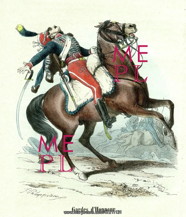  : FRENCH CAVALRYMAN HIT
