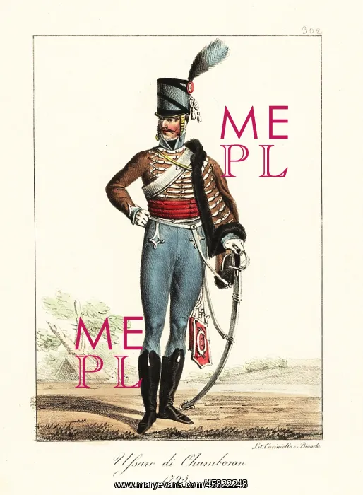  : French cavalryman in the Regiment de Chamborant