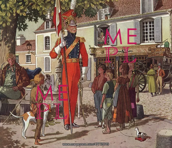  : French children admire Soldier