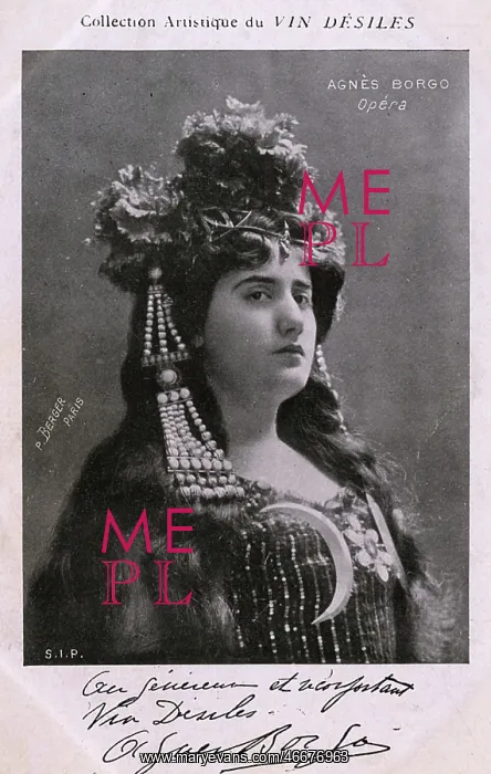 : French (Corsican) Opera star - Agnes Borgo, Soprano : French (Corsican) Opera star - Agnes Borgo, Soprano
