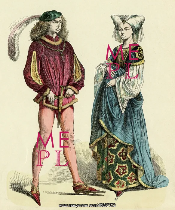 : French Costumes 1475 : French Costumes 1475