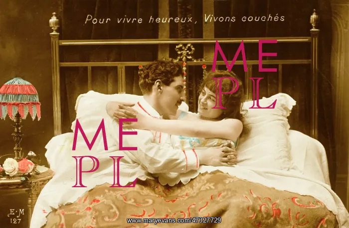 : FRENCH COUPLE IN BED : FRENCH COUPLE IN BED