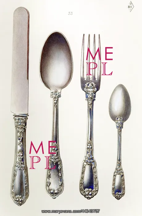  : French Cutlery set, Becquet, Paris