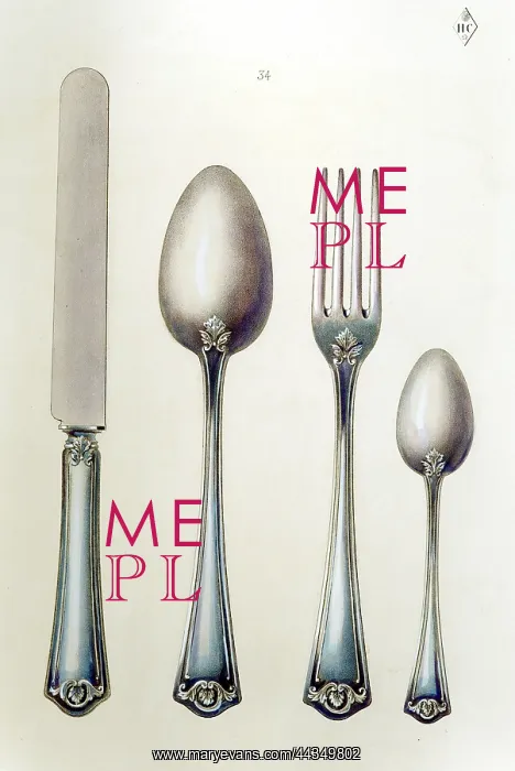  : French Cutlery set, Becquet, Paris