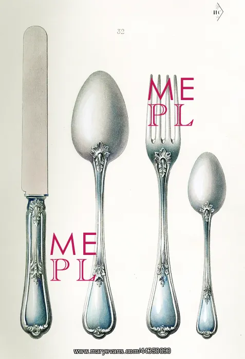  : French Cutlery Set, Becquet, Paris