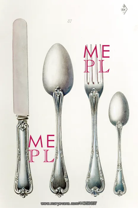 : French Cutlery set, Becquet, Paris