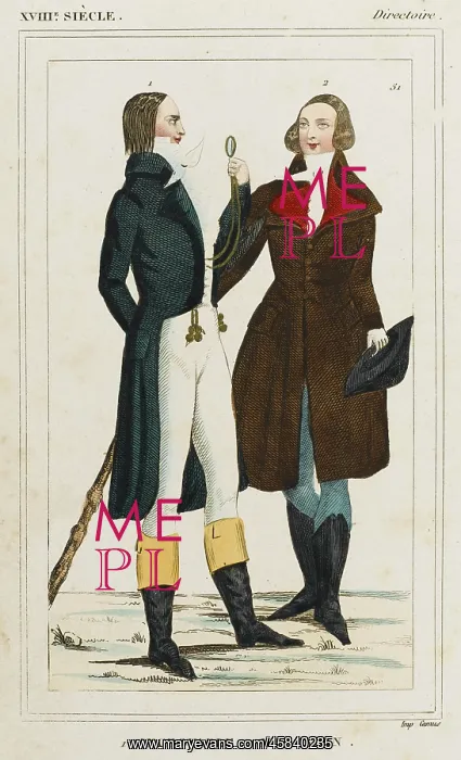  : FRENCH DANDIES, 1796