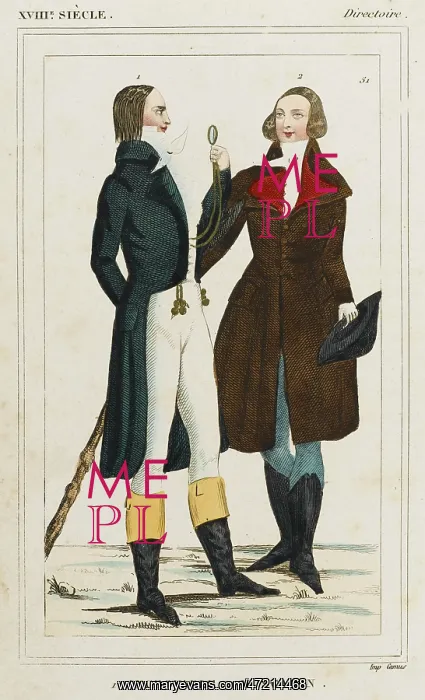  : FRENCH DANDIES, 1796