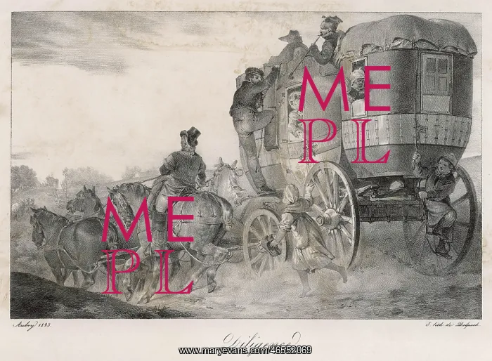 : FRENCH DILIGENCE / 1823 : FRENCH DILIGENCE / 1823