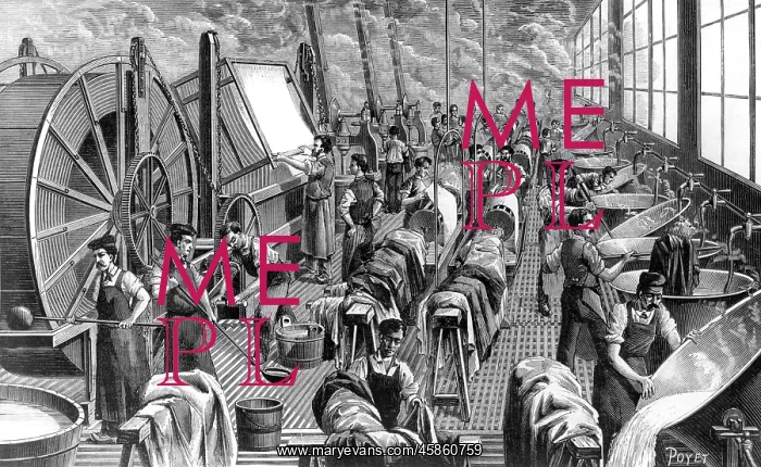  : French dyeworks, 1885