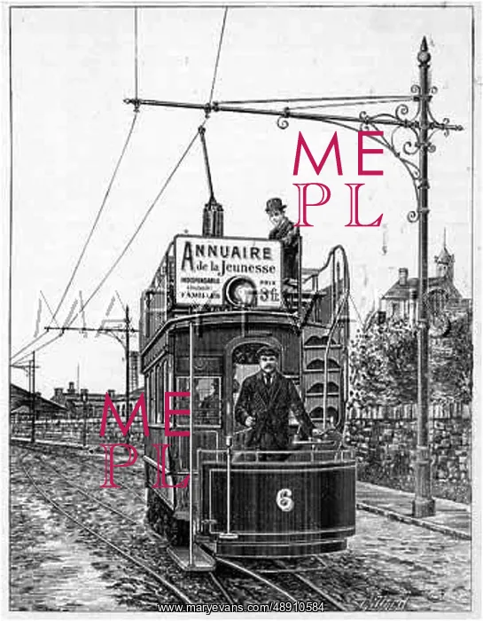 : FRENCH ELECTRIC TRAM : FRENCH ELECTRIC TRAM