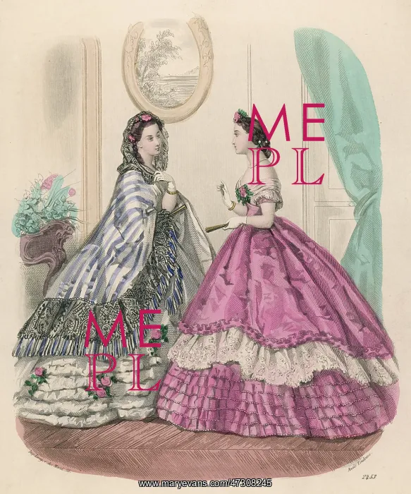 : FRENCH FASHIONS 1864 : FRENCH FASHIONS 1864
