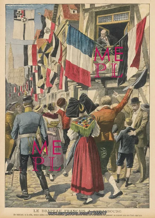 : FRENCH FLAG 1908 : FRENCH FLAG 1908