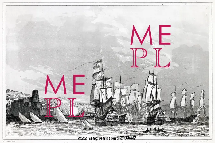 : FRENCH FLEET AT NAPLES : FRENCH FLEET AT NAPLES