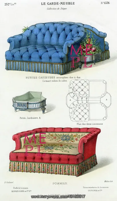 : French furnishing -- two sofas : French furnishing -- two sofas