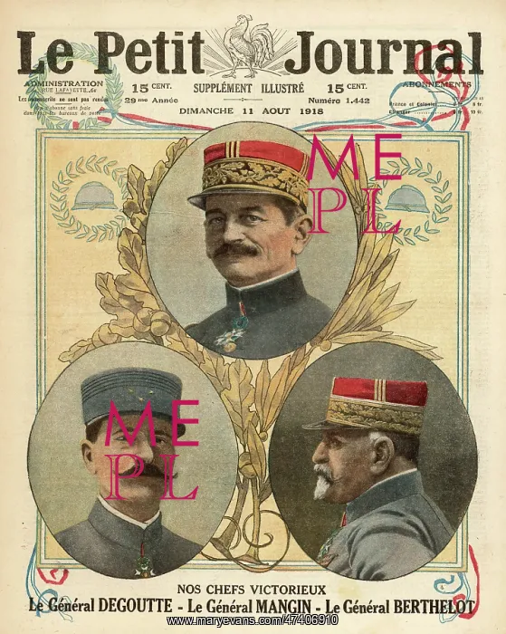 : FRENCH GENERALS IN WWI : FRENCH GENERALS IN WWI