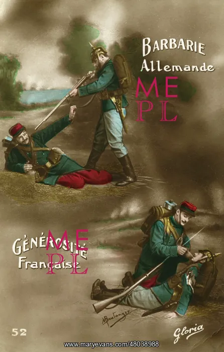 : French and German contrasts, WW1 : French and German contrasts, WW1