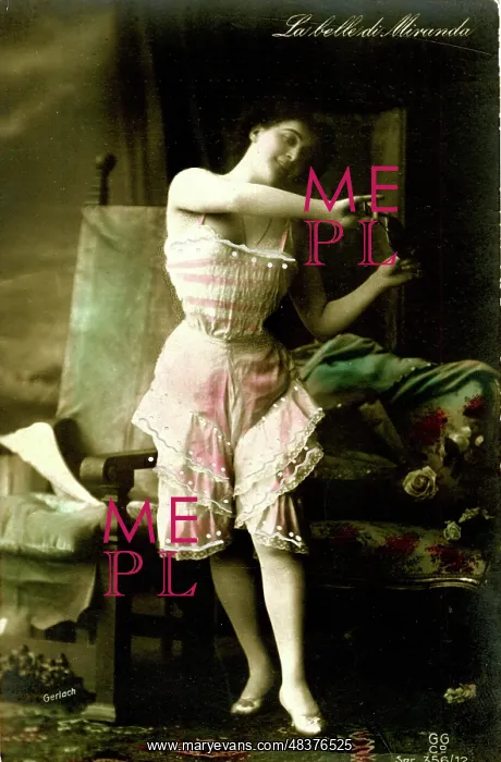  : French glamour postcard - La Belle de Miranda