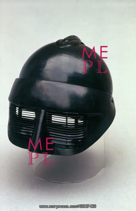 : French helmet with visor, WW1 : French helmet with visor, WW1