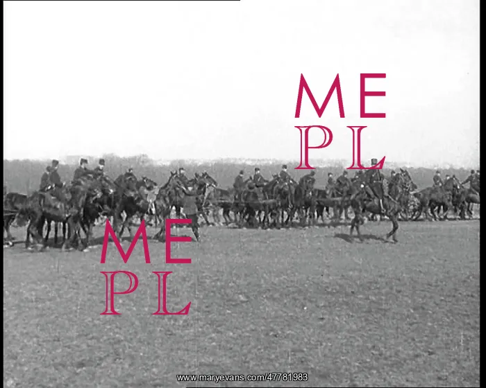: French Horse Drawn Artillery Advancing Rapidly : French Horse Drawn Artillery Advancing Rapidly
