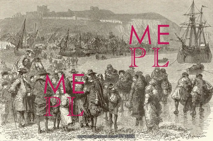 : FRENCH HUGUENOTS FLEE : FRENCH HUGUENOTS FLEE