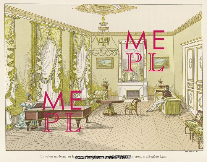 : French Interior 1826 : French Interior 1826