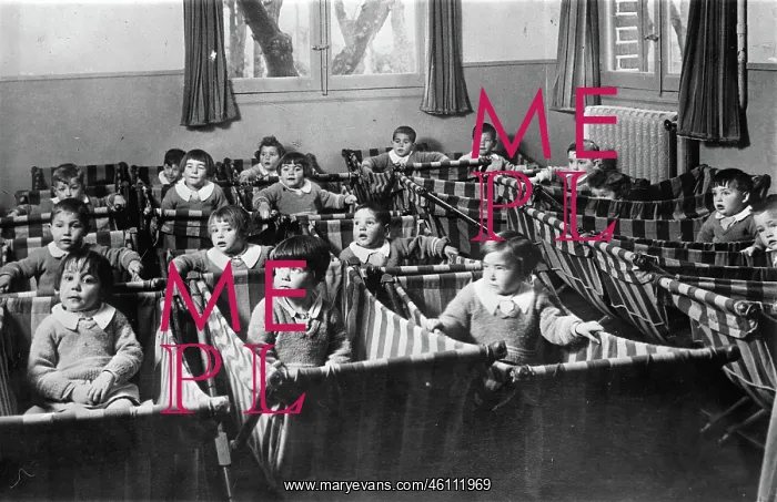 : A French Kindergarden. About 1930 : A French Kindergarden. About 1930