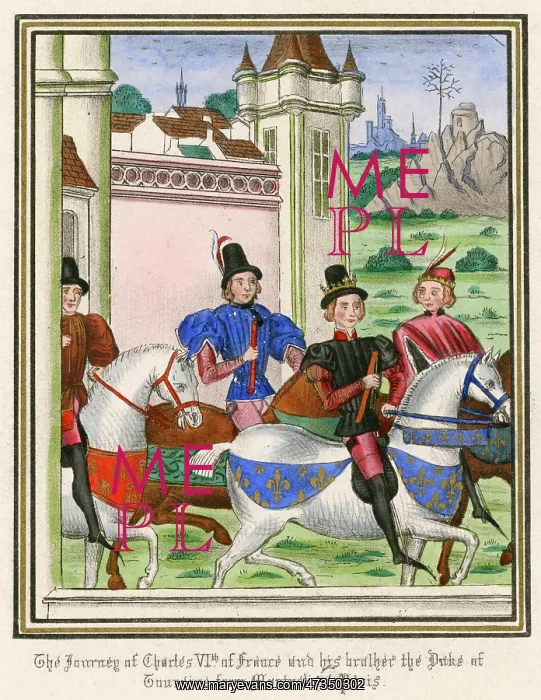  : FRENCH KING ON HORSE