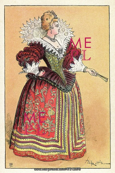  : FRENCH LADY CA 1580