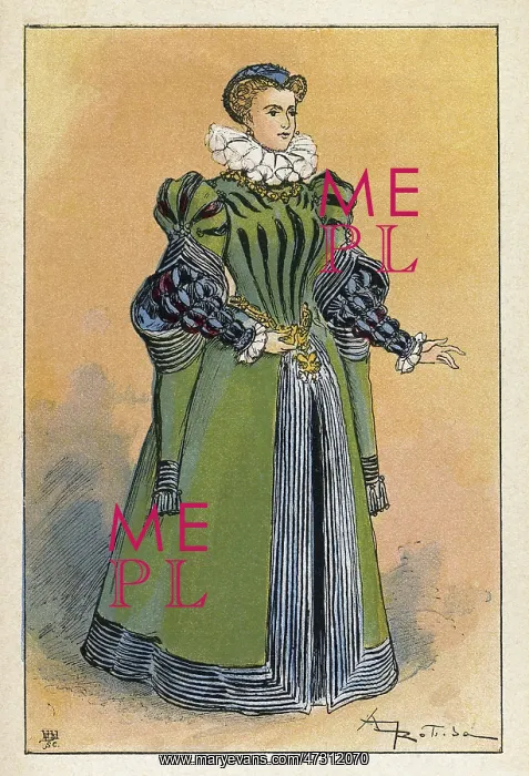: French Lady circa 1560 : French Lady circa 1560
