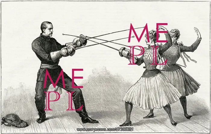 : FRENCH LADY FENCERS (1) : FRENCH LADY FENCERS (1)
