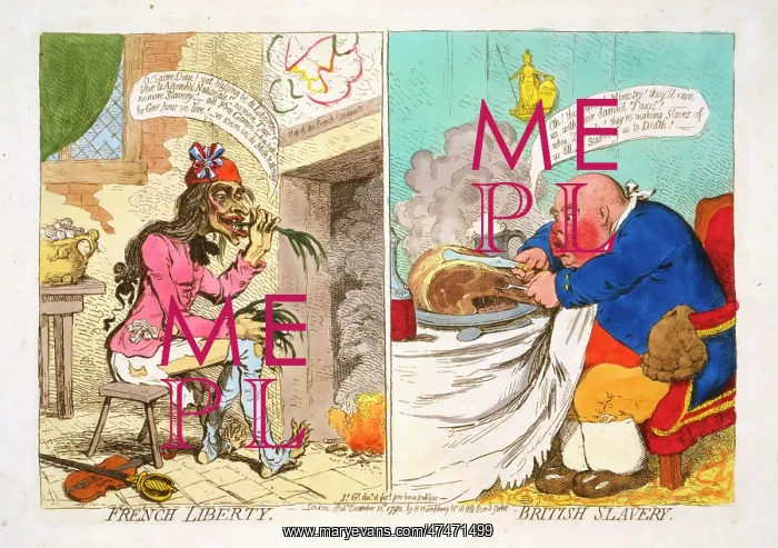 : French liberty - British slavery : French liberty - British slavery