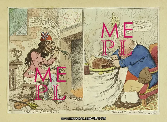 : French Liberty - British Slavery : French Liberty - British Slavery