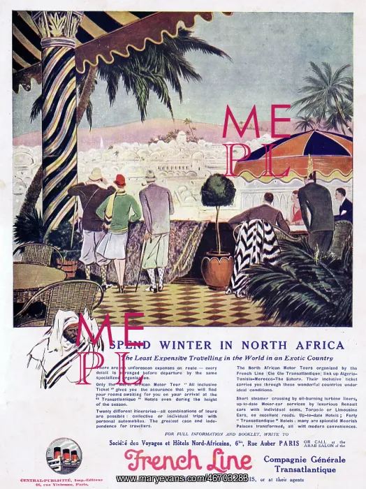: French line, Compagnie General Transatlantique, Paris : French line, Compagnie General Transatlantique, Paris